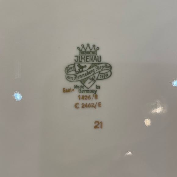 Mid Century JLMENAU Large Decorative Plate - Never Used - Picture 3 of 3